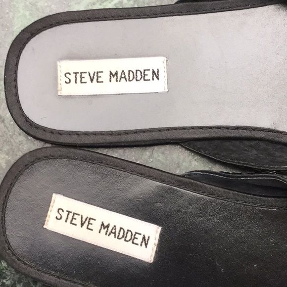 STEVE MADDEN black sequin flats - Picture 2 of 3
